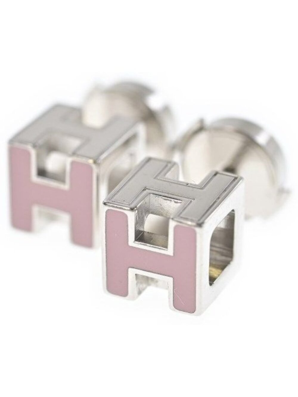 Hermes Earrings Silver